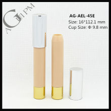 Rond Tube de rouge à lèvres en plastique/Lipsitick Pen AG-AEL-45E, taille de tasse 9,8 mm, AGPM empaquetage cosmétique, couleurs/Logo personnalisé